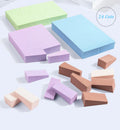 Woxin Colorful Triangle Cosmetic Puff Soft Makeup Sponge Polish Transfer DIY Nail Art Tool Set Sponge Pad