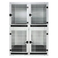 AEOLUS Cage for Dog Modular Stainless Steel Economical More Cost-effective Dog Cage