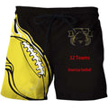American Football Teams Designer Mesh Shorts Lining Summer Sublimation All Over Print Custom Blank Short Men Mesh Shorts