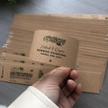 Custom Brown Kraft Paper Soap Label Color-Printed Waist Wrap Belt Design