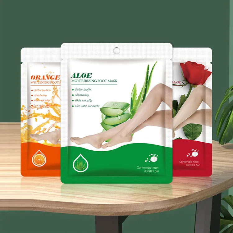 Exfoliate and Moisturize Hands and Feet Body Care Hand Mask and Foot Mask