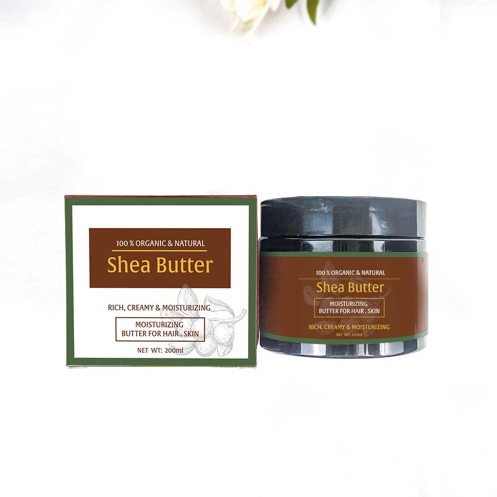 Private Label Wholesale Natural Moisturizer Deep Hydration Organic African Shea Butter Unrefined  for Dry Skin Body Butter