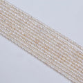 Zhuji Wholesale 4-5mm Natural Rice Shape Freshwater Pearl Beads White Color Strands for Jewelry Making