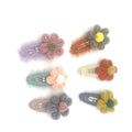Custom Crochet Hawaiian Foam Flowers Hair Clip for Women and Girls Fashionable Kawaii Metal Hair Pins Sweet Hair Decoration