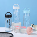 Customized Large-Capacity Plastic Water Bottle Direct Drinking Leak-Proof Reusable Cups for Students for for Outdoor Sports