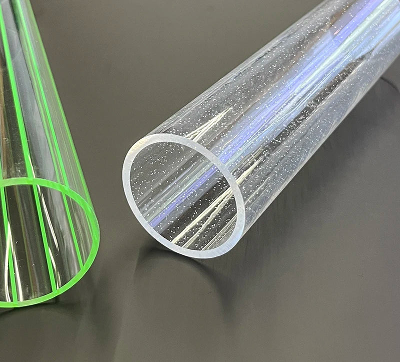 Customizable High Quality Square Tubes Acrylic Colored Lampshade PMMA Acrylic Plastic Led Light Tube
