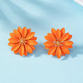 AYN-14 Wholesale Fashion Women Fresh Ear Jewelry Simple Sweet Flower Stud Earrings for Girls