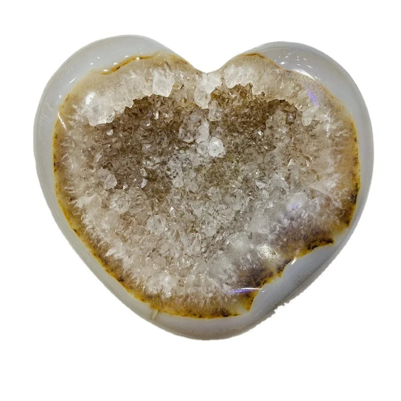 Wholesale Rough Natural Crystal Agate Geode Heart For Healing Gift