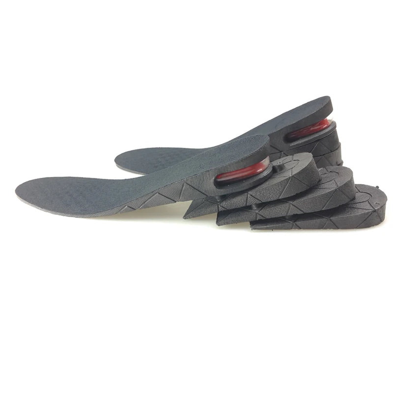 Unisex Wholesale 4 Layers 9cm Height Increase Support Boosting Insoles Shoe Inserts