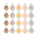 Cat Paw Print Claw Charms Cute Resin Colorful Animals Footprint Charm for Jewelry Making Charms