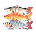 Top Right MJ403 20g 100mm Multi Jointed Swim Bait Lifelike Swimbait for Bass Trout Crappie Hard Swimbait Bass Fishing Lure