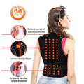 68PCS Magnets Self-heating Magnetic Tourmaline Back Brace Adjustable Back Posture Corrector Belt for Men Women Keeping Warm