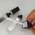 Factory Black Lip Glaze Empty Tub square Lip Gloss Empty Tube Transparent Plastic Lip Glaze Empty Bottle with Light