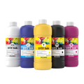 FCOLOR 1000ml DTF Ink for Epson L1800 L8050 Printer Hot Sale Premium CMYK White Digital Printing Ink Bottle Package