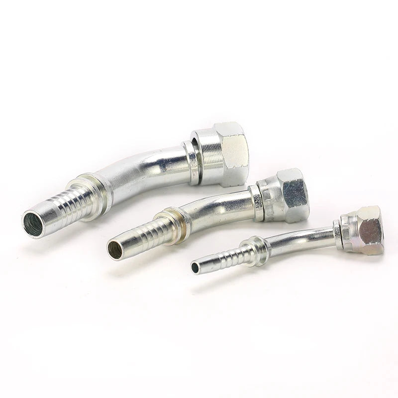 45deg Elbow Female JIC 37deg Flare High Pressure Carbon Steel Smooth Surface Hose Fitting