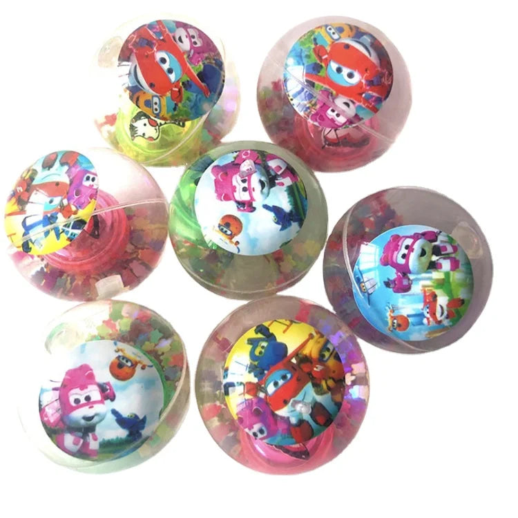 Elastic Crystal Ball Glow Bouncing Ball Flash Handcuffs Bouncing Ball Children'S Toys