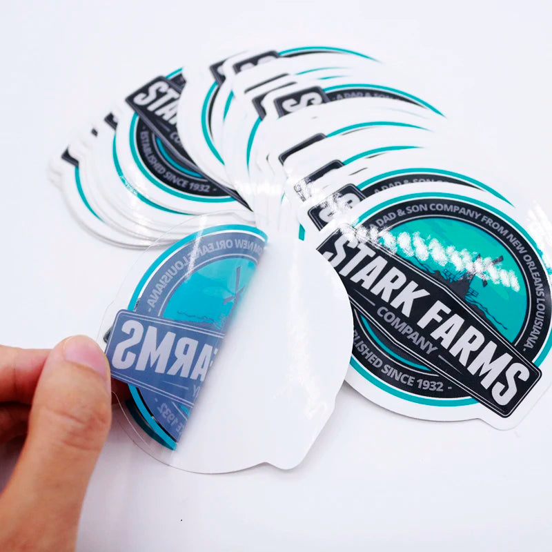 Custom Waterproof Adhesive Holographic Security Stickers for Candle Craft & Photo Frame Labels