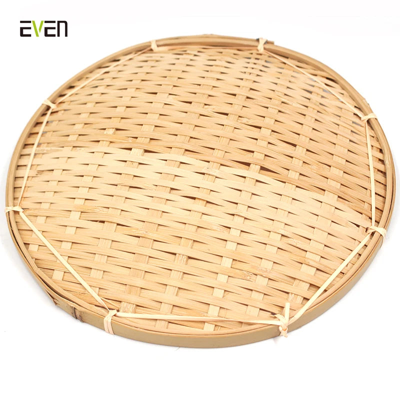 Chinese Handmade Bamboo Basket for Fruit Bread and Flower