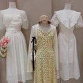 Wholesale Fashion Spring Premium High-quality Lace Women's Casual Chiffon Dress Customized Color