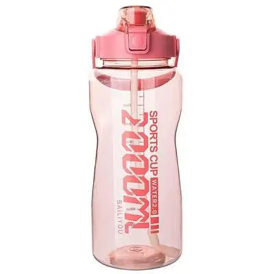 Top Seller Motivational Plastic Half-Gallon Water Bottle Minimalist Style for Hiking Direct Drinking