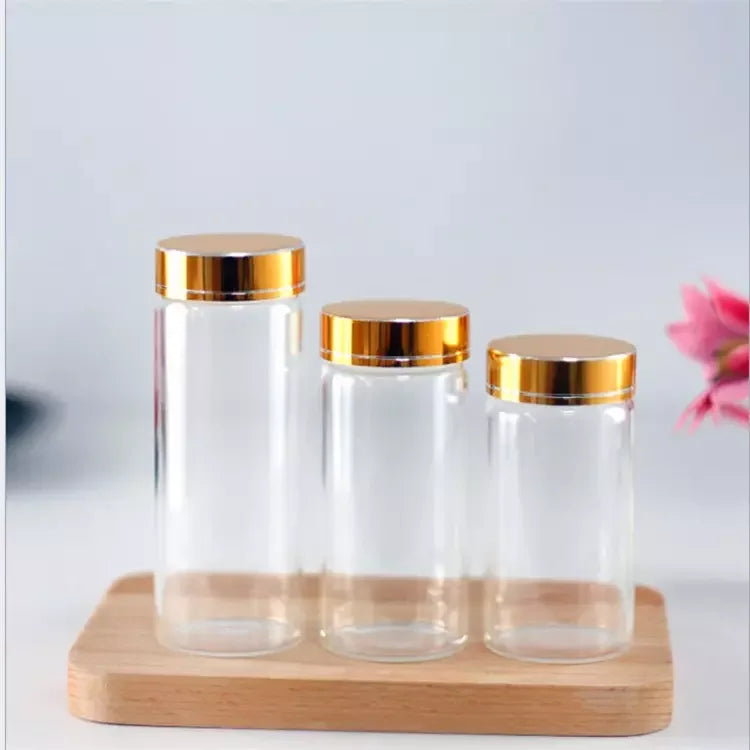 Wholesale Glass Test Tube Bottles with Cork Sealing 50ml to 260ml Sizes with Screw Cap for Lab or Cosmetic Use