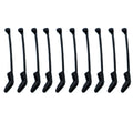 Selco 10Pcs Carp Fishing Accessories Hooks D-Rig Kickers Line Aligners Sleeve Fishing End Tackle