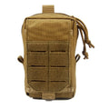 Outdoor EDC Nylon Mobile Phone Waist Bag MOLLE Tactical Multi-layer Bag Hanging Bag Lightweight Breathable Bag