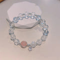 Fashion Cheap Star Crystal Jewelry Opal Energy Jewelry Cat Eye Moonstone Crystal Beads Bracelet for Women