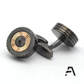 Double Plating Brass Cufflinks for Men for Engagement Business Wedding Anniversary Party or Gift