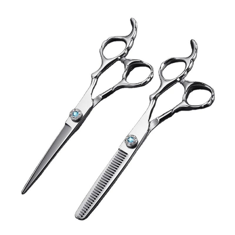 Professional Hairdressing Scissors Thinning Cutting Scissors Set Salon Stainless Steel Blunt sharp Hair Cutting Scissor & Shear