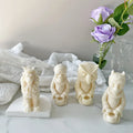DIY Animal Candle Silicone Mold 3D Lion King Owl Animal Aromatherapy Plaster Decorative Ornament Mold