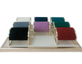 High-end Luxury Metal Watch Bracelet Display Rack with Golden Frame for Watch Shop