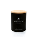 7oz 10oz 15oz Wholesale Modern Empty Round Custom Matte Black Candle Jar with Lid