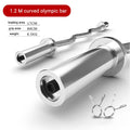 Hot Sale High Quality Cast Iron Household Fitness Room Use 1.2m/1.5m/1.8m Silver Straight/curved Barbell
