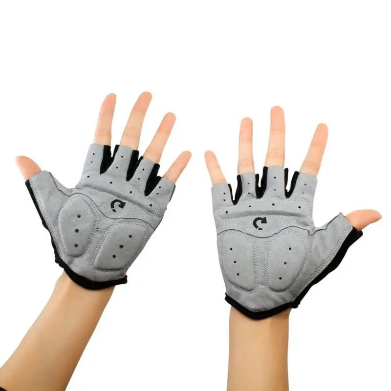 Men's Anti-Slip Gel Pad Racing Gloves Half-Finger Bicycle Motorcycle MTB Road Bike Cycling Gloves-RG-09