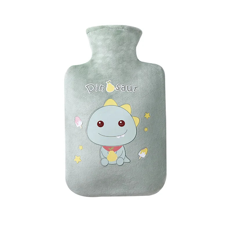 Christmas Gift Reusable Hands Foot Neck Warmers Wholesale Fluffy Hot Water Bottles Rubber Bag With Cover Hot Water Bottle