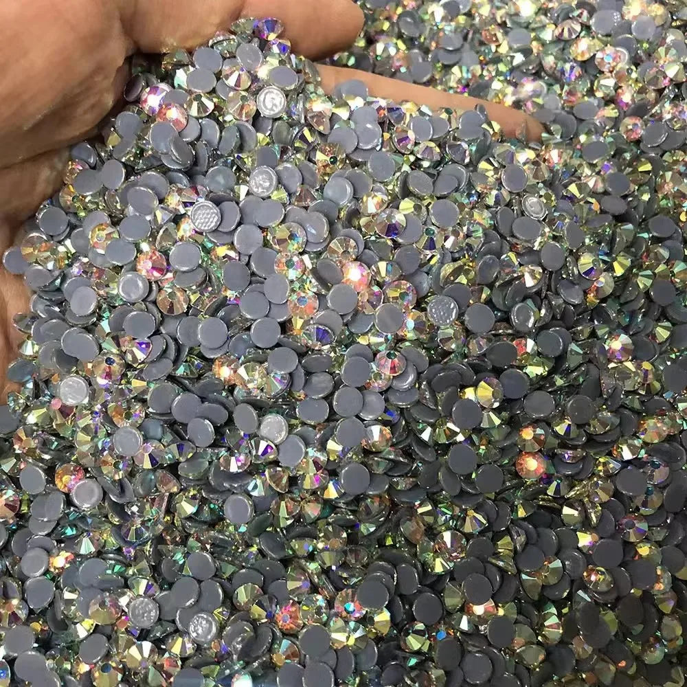 Hotfix Bulk Flatback Crystal Nail Art Rhinestones Glass Motif Rhinestones Hot Wholesale Supply