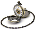Double Side Open Design Roman Hollow Ancient Mechanical Retro Roman Pocket Watches