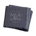 2026 New Custom Non-Slip Eco-Friendly Nordic Style Bar Kitchen Coasters Set 4 Inch Black Slate Bulk Untersetzer Mats Pads