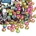 Oleeya Wholesale SS20 Crystal AB Strass Flatback Nail Crystal Stone Glass Rhinestone for DIY Crafts