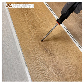 Waterproof SPC Sheet Click Lock Flooring Indoor Hotel Apartment Use Eco-Friendly Anti-Scratch Plain Surface Graphic Design