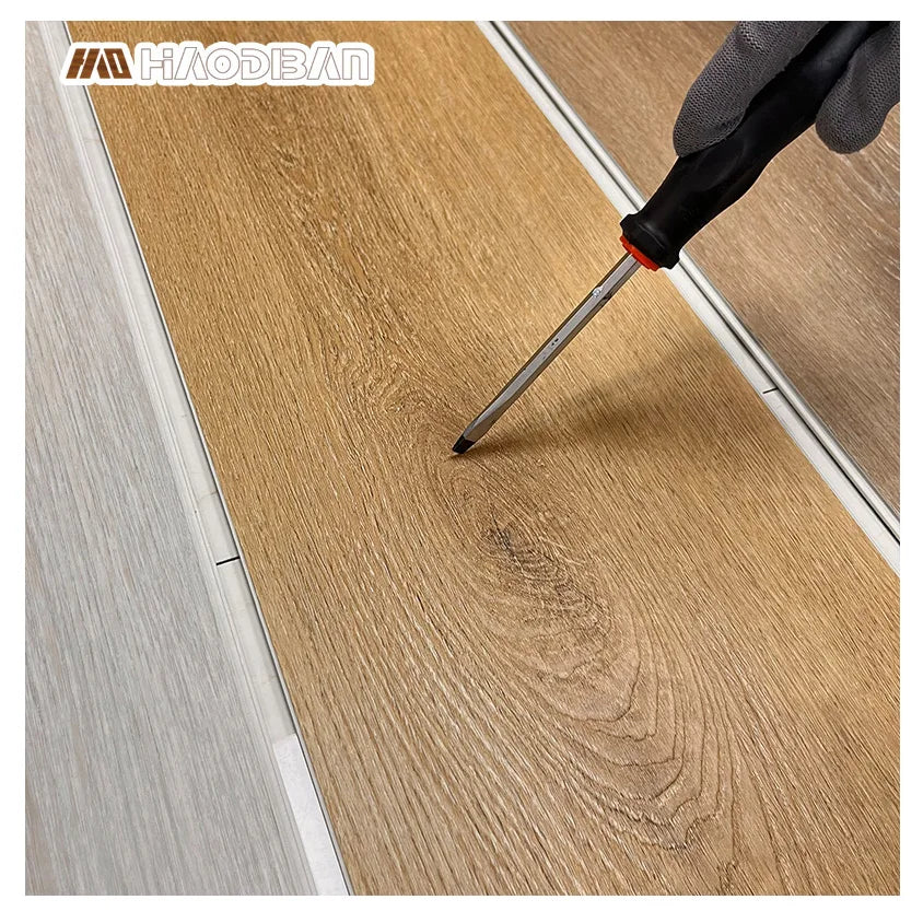 Waterproof SPC Sheet Click Lock Flooring Indoor Hotel Apartment Use Eco-Friendly Anti-Scratch Plain Surface Graphic Design