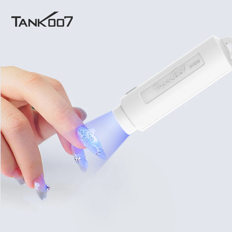 For OEM Industrial Plastic Small UV Flashlight LED EDC Nail Mini Torch Blacklight UV Curing