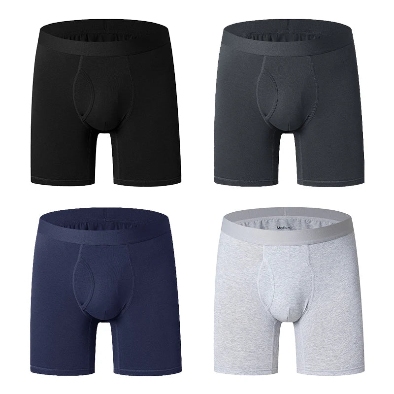 Premium Bamboo Spandex Men's Boxer Shorts Custom Slim Fit Cuecas Para Homens Quick Dry Breathable Mens Underpants Wholesale Bulk MegaBDM