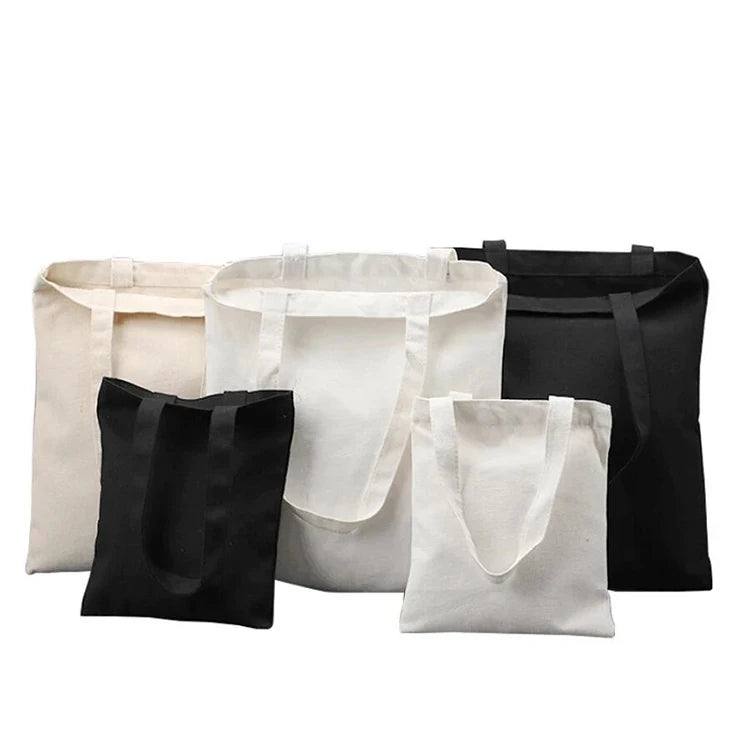 Full Colors Customized Size logo Printed Reusable Eco Friendly Shopping Cheap Wholesale Cotton Bags