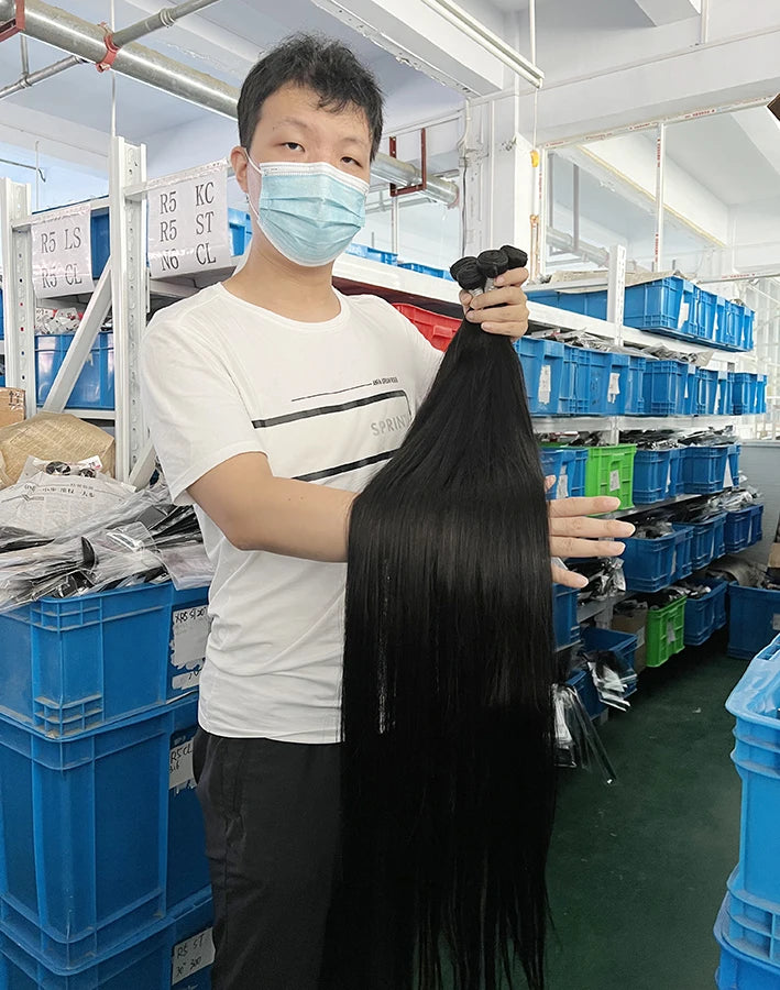 Fast Shipping Raw Virgin Human Hair Bundle 100% Brazilian Remy Human Hair ExtensionOverseas Warehouse 24-hours Delivery