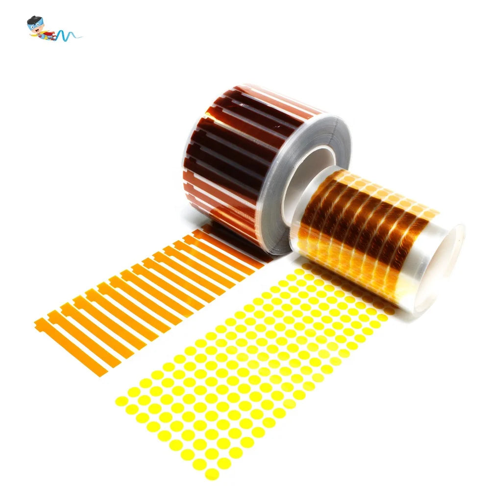 2- Die Cutting Polyimide Pi Film With Silicone Glue ESD Kaptons Self Adhesive Tape Disc Dot MegaBDM