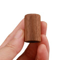 10ml Glass Spray Bottle  Cylindrical Empty Bottle Walnut Beech Lid