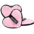 Heart Shaped Microfiber Bamboo Cotton Reusable Makeup Remover Pads Washable Face Pads