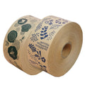 Water-Activated Acrylic Adhesive Kraft Paper Tape with Logo Reinforced Gummed Packing Tape for Carton Sealing